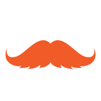 Fun Orange Sticker by Migaloo