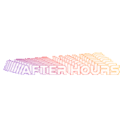 afterhourslabel music techno record label after hours Sticker