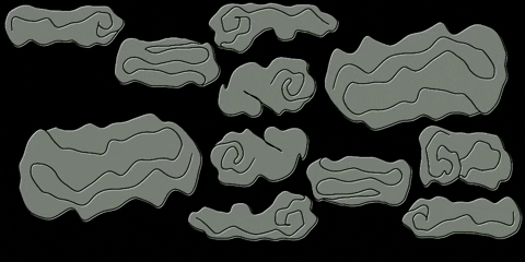 syneidesis giphygifmaker animacion nubes ilustracion digital GIF
