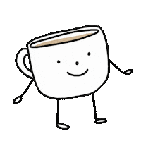 YokomichiSoreta coffee cup かわいい cappuccino Sticker