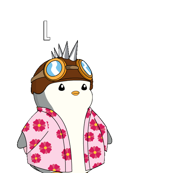 Excited Lets Go Sticker by Pudgy Penguins