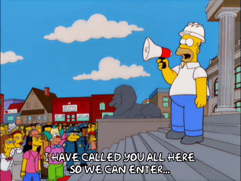 happy homer simpson GIF