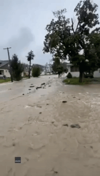 Upstate New York Neighborhood Floods After Water Main Break