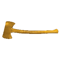 University Axe Sticker by NAUADV