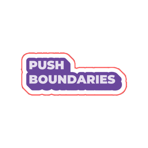 Promofy giphygifmaker sbc boundaries push boundaries Sticker