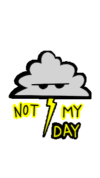 raulvm_art sad angry bored bad day Sticker