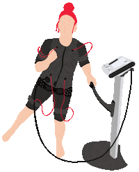 bodytec new new post workout gym Sticker