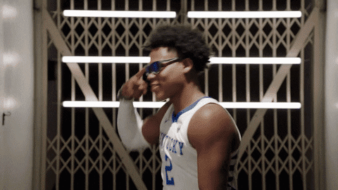 Vibing College Basketball GIF by Kentucky Men’s Basketball. #BuiltDifferent