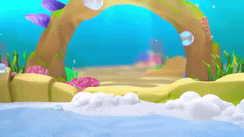 Bathing Peek A Boo GIF by moonbug