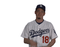 i love la los angeles dodgers Sticker by MLB