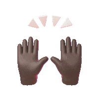 Celebrate Two Hands Sticker by Emoji