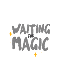 Magic Time Waiting Sticker by Merz Spezial