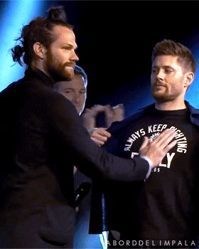 aborddelimpala hug jensen ackles jared padalecki protective GIF