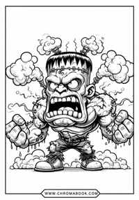 Halloween Frankenstein GIF by Chromabook