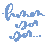 Uh Huh Lettering Sticker