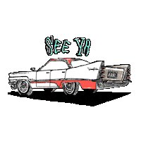 Classic Car Animation Sticker