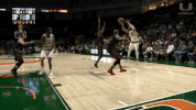 assist slam dunk GIF by Miami Hurricanes