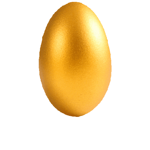 Gold Easter Egg Sticker by Bad Reichenhall