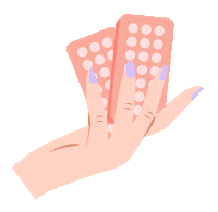 Birth Control Delivery Sticker by The Pill Club
