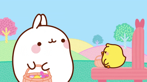 easter sunday friends GIF by Molang