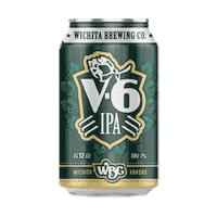 Wichitabrewco beer ipa beer can wbc Sticker