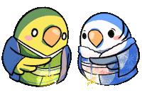 Sticker by A Budgie's Life