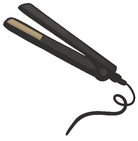 wildsavvy hair dresser hair styling hair straightener hair styling tool Sticker