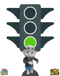 Go Green Light Sticker by Zhot Music
