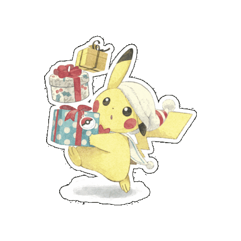 Merry Christmas Sticker by Pokémon
