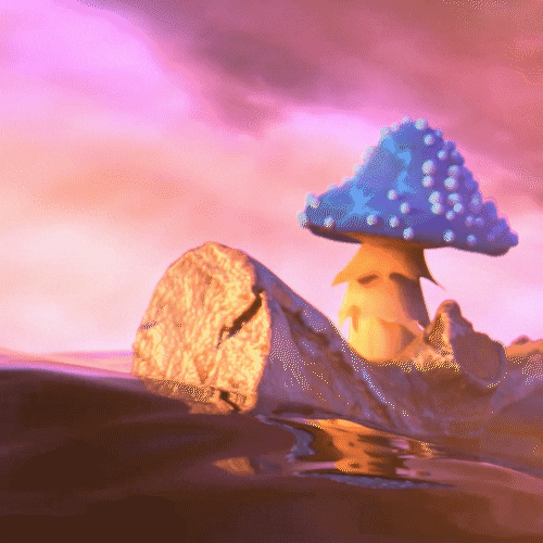 heromation animation excited pink wave GIF