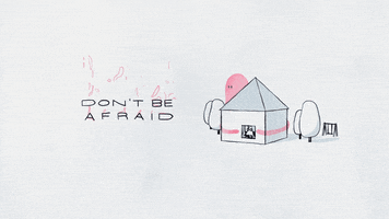 Scared Illustration GIF by gasta