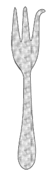 zieglercooper shiny fork dinglehopper ziegler cooper Sticker