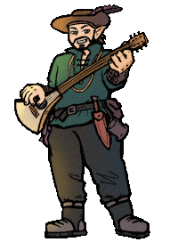 tomfoolery_live tomfoolery bard renaissance faire ren faire bard Sticker