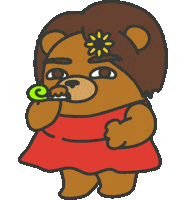 Happy Party Sticker by maludbear