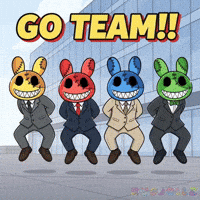 Teamworkmakesthedreamwork Teampower GIF by RugDollz