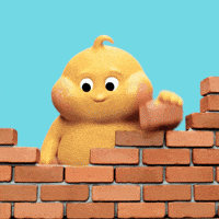 Brick By Brick Building GIF by Butter baby