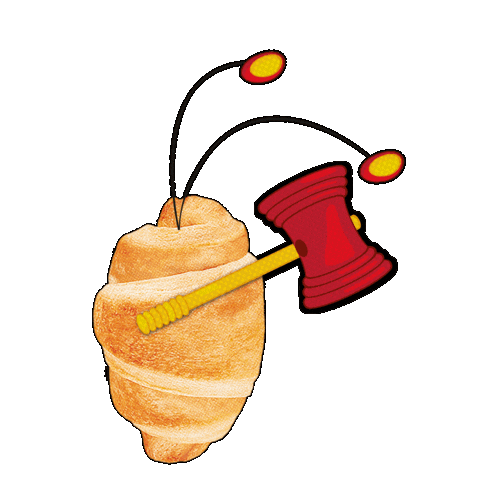 Croissant Chapulin Colorado Sticker by Grupo Chespirito