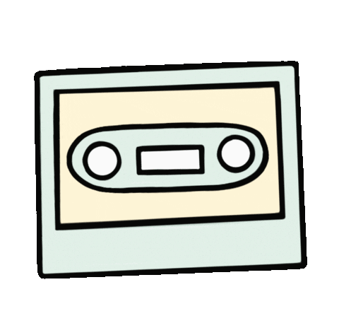 Cassette Musicassetta Sticker