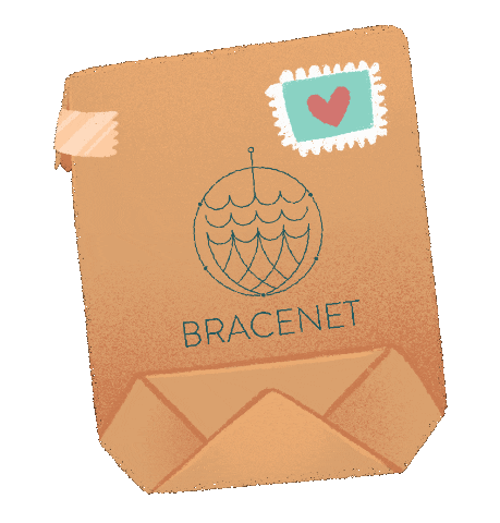 bracenet giphyupload package envelope bracelet Sticker