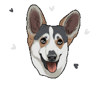 Welsh Corgi Dog Sticker