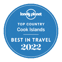 Lonely Planet Travel Sticker by Cook Islands