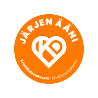 kristillisdemokraatit vaalit politiikka eduskuntavaalit kristdemokraterna Sticker