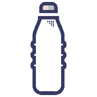 Water Bottle Fitness Sticker by Audrey Wolf Co
