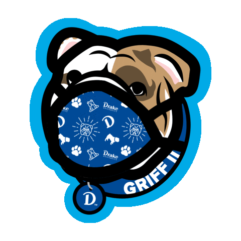 Des Moines Dog Sticker by DrakeUGriff