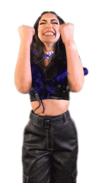 univisionentretenimiento happy laugh yay queen Sticker
