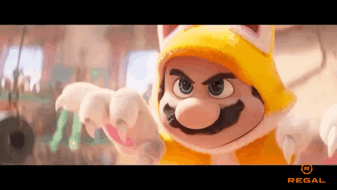 Super Mario Cat GIF by Regal