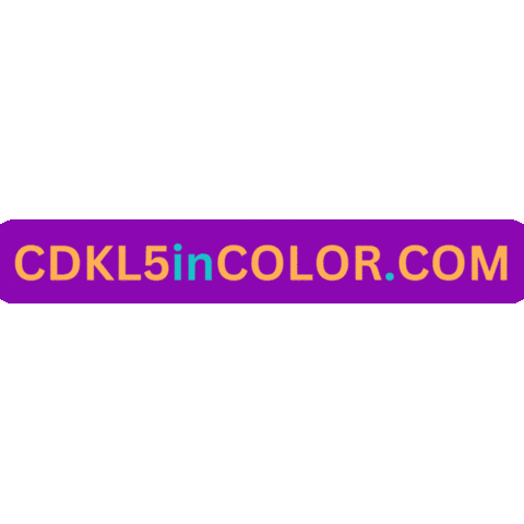 CDKL5inColor giphyupload cdkl5 cdkl5pod cdkl5incolor Sticker