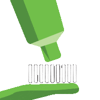 Dentist Toothbrush Sticker by Risas Dental and Braaces