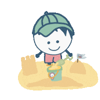 Beach Kind Sticker by Frankfurt mit Kids