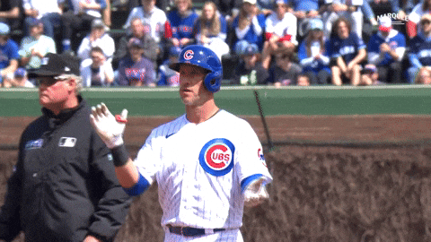 Cubs Gomes GIF by Marquee Sports Network